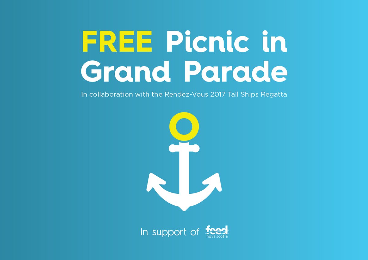 FREE breakfast tomorrow morning, 8-10 am, in Grand Parade to celebrate Tall Ships #RDV2017. Lots of locally made food! #EastCoastHosts