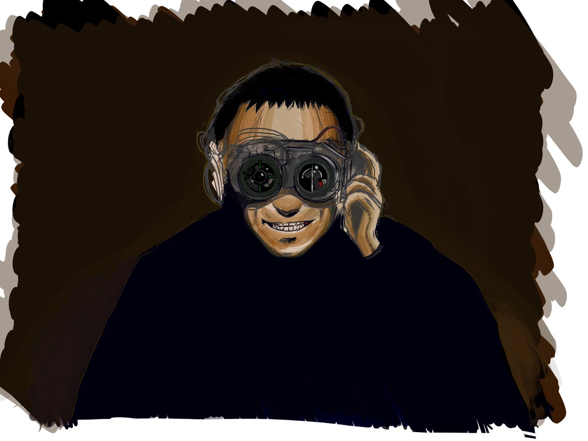 ট ইট র Pm 宮川 電卓 Ipad Proで絵の練習してます とにかく絵の上手い人の模写をすべきだと思うので 大友克洋さんの画集を引っ張り出してきて見ながら描いてます トレース無しでどこまで描けるか やっと下絵が出来てきました ここからの細密画は魂