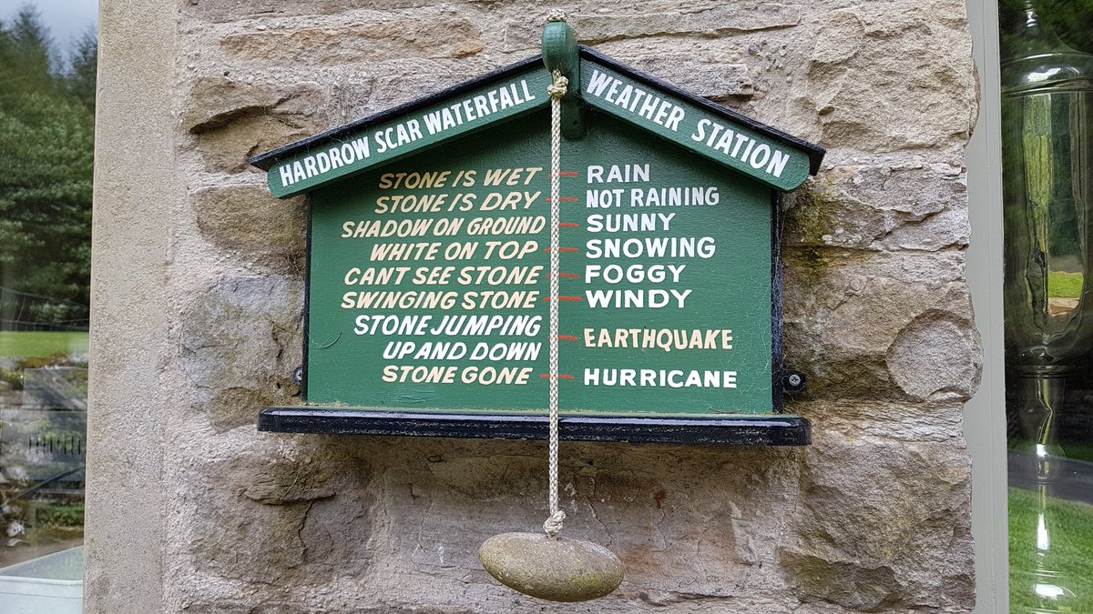 Best weather station ever 😄 #hardrowscar