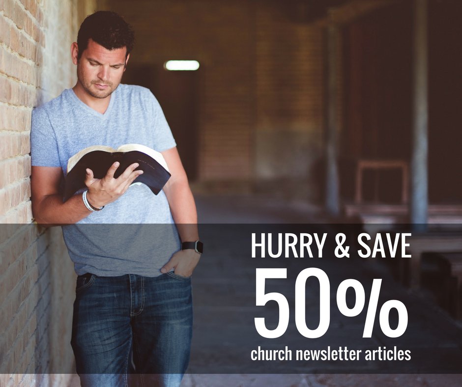 MarkettaGregory's tweet photo. Need more articles - but less work - for your church newsletter? Buy 52 of my columns for $260! Sale ends Sept. 10:  https://t.co/IlytXIDA8X https://t.co/2zPrApf6r8
