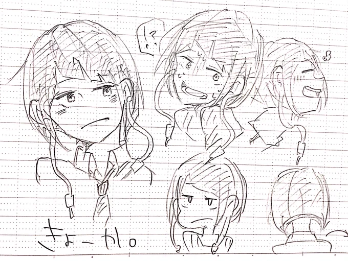 きょーーーーーーーーかちゃん描くの楽しい( ˇωˇ ) 