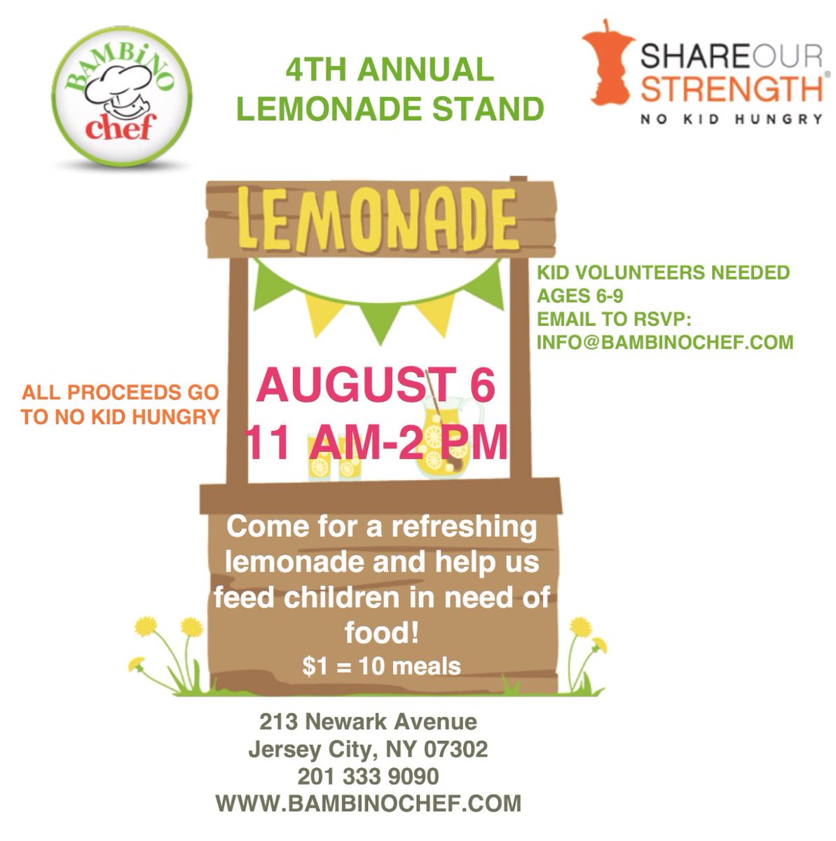 BambinoChef_bam's tweet photo. See you next Sunday! #bambinochef #nokidhungry #jerseycity #community https://t.co/68jJbc7i4d