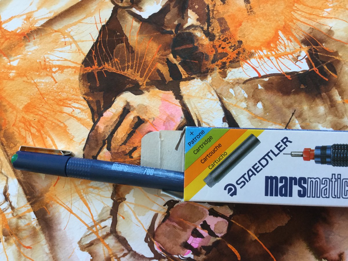 nikiraa's tweet photo. My new vintage tech pen arrived! #Staedtler #technopen #artgear #atrtool #pens #drawing #happy #vintage #mytoy #photo #fun https://t.co/0wsiu3WnRf