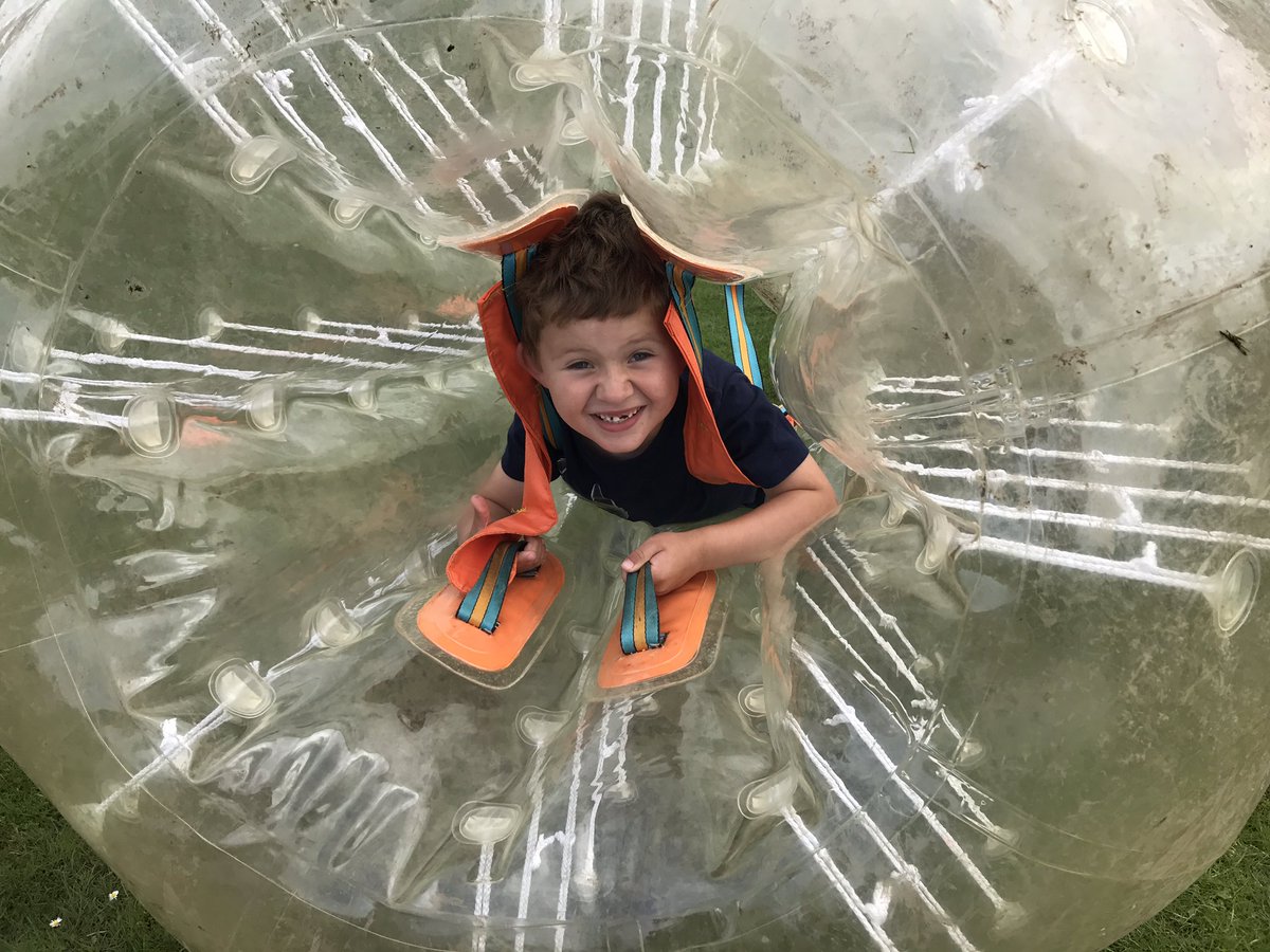 rhyanmccoy's tweet photo. The kids loved the bubble ball #Northbreak2017 https://t.co/jfEjn045Hd