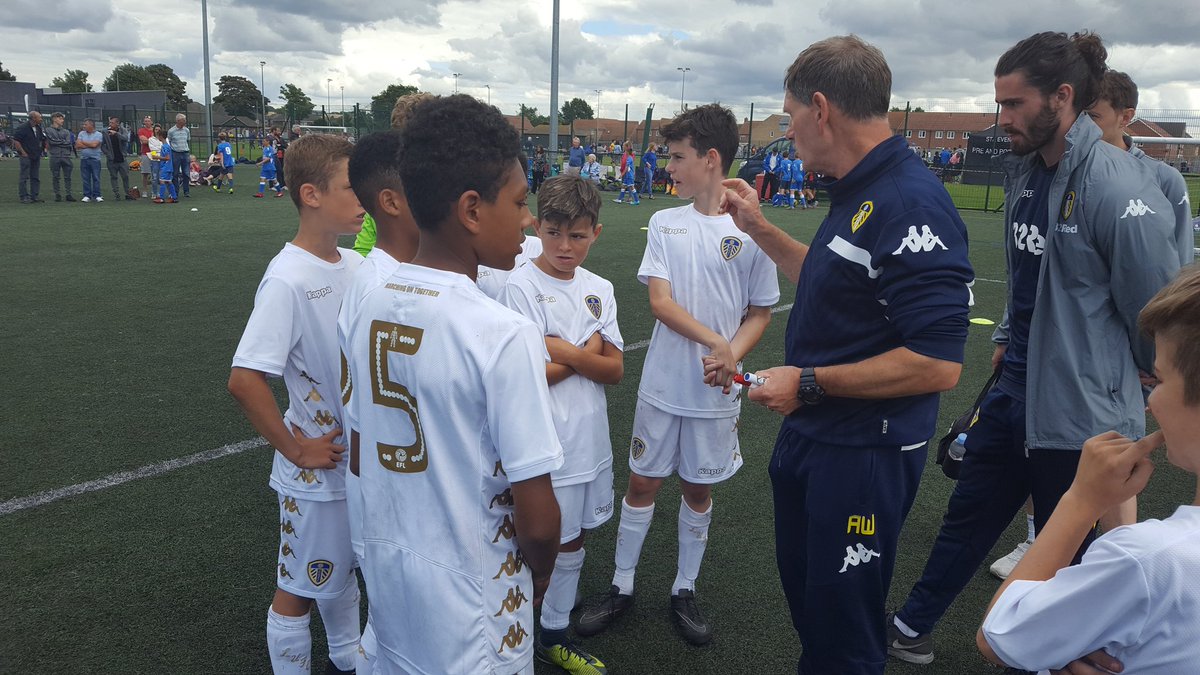 LCFCAcademy's tweet photo. Pre-match briefing for @LUFC U12s at the 2017 Keith Alexander Memorial Tournament @LincolnCity_FC #KAMT https://t.co/lSBFyKqLMT