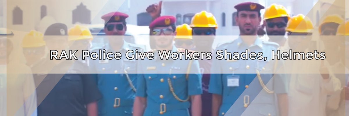 dXbSAFE's tweet photo. RAK Police Give Workers Shades, Helmets
Read more: https://t.co/59DTeq6loa
#SafetyNews #dXbSAFE #PPE #MyDubai #Dubai #UAE #SafetyItems https://t.co/g06ZHvfwiL