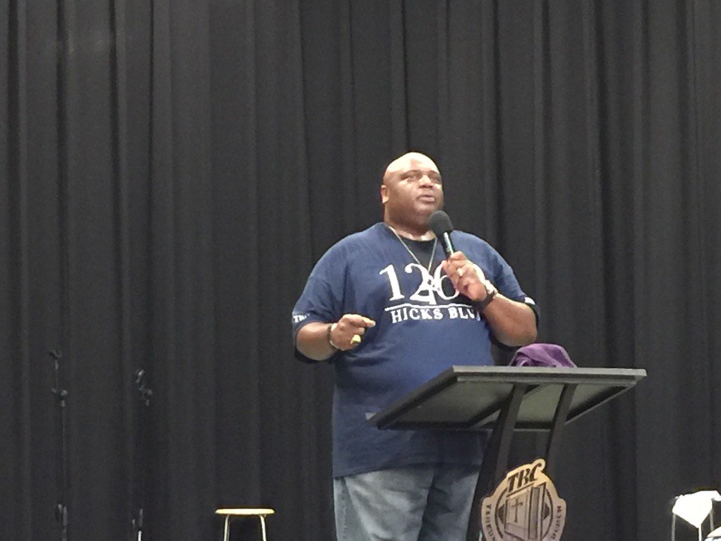 GGHGlobal's tweet photo. Bishop @DrGhayles is on 🔥this morning @TbcBible! When Fear and Faith collide..... https://t.co/j45RAbUvc4