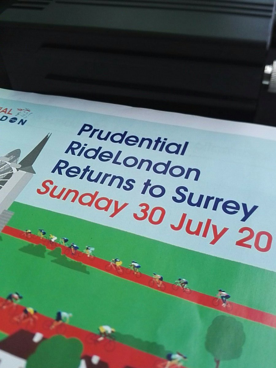 sryhilsradio's tweet photo. That's the #finalsweep has now been through Dorking marking the end of the #prudentialridelondon100 - congratulations to all @RideLondon https://t.co/fJ9EfITAft