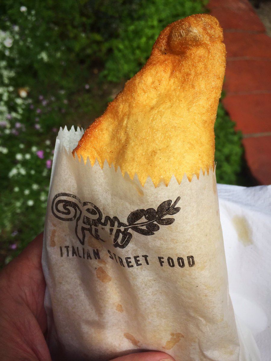 billlking's tweet photo. Beautiful Panzerotti with Nduja from @frittiitalian at #PartyintheParc for lunch https://t.co/A9kwnSI1xx