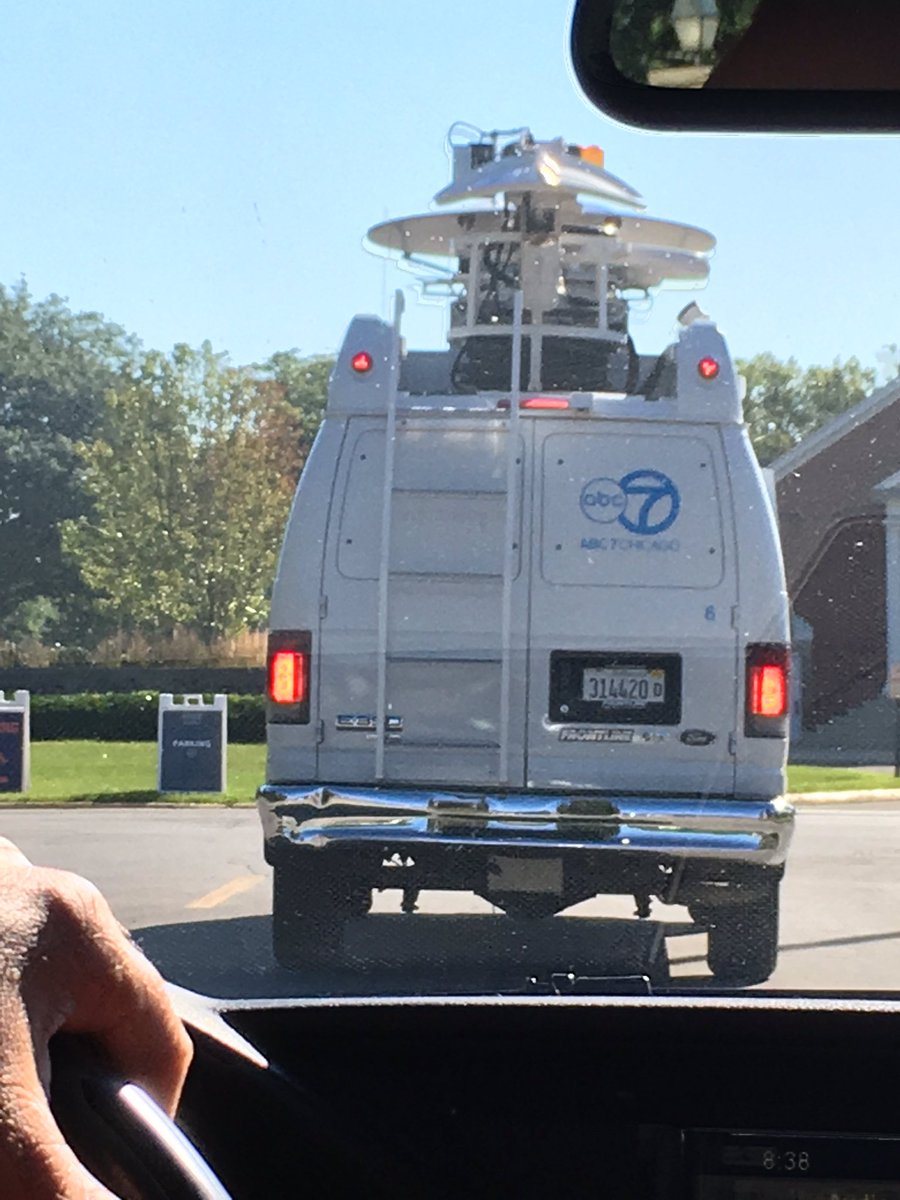 NerdMrBro's tweet photo. @ABC7Chicago I saw the abc 7 news van on the way to bears camp! https://t.co/df2eANA7Fd