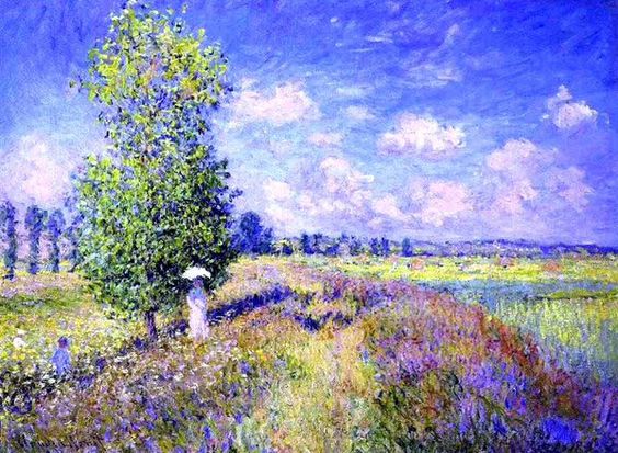 Claude Monet 'Summer' #landscape #painting