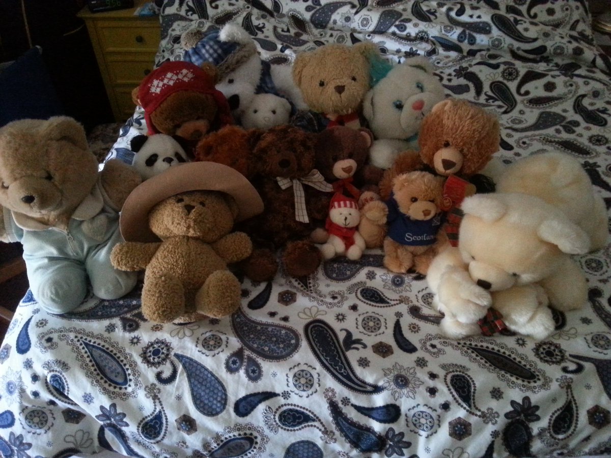 Lots of furiends have come to stay with us. 🐼🐻😀