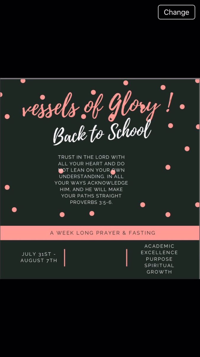 NigerianBabeee's tweet photo. Join us on our first annual back to school prayer and fasting #VesselsOfGlory ππ½π https://t.co/SYcUE7Ok02