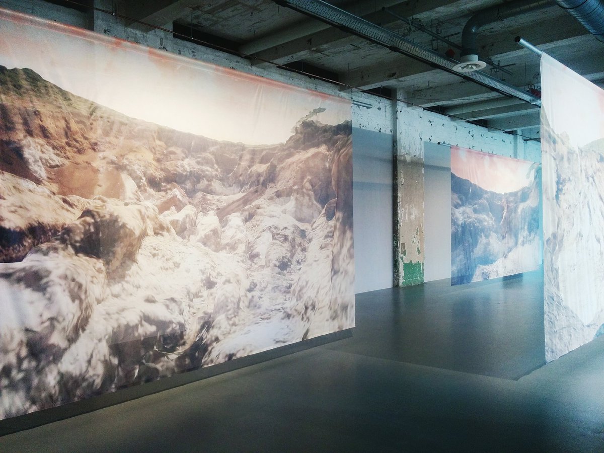 Uncanny but important exhibit @MUartspace by <a href="/rc_tvb/">Revital Cohen & Tuur Van Balen</a> on origins &amp; politics of minerals used in our electronics