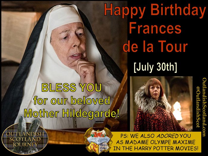 Happy Birthday to Frances de la Tour! 