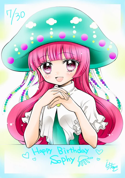 そふぃ誕生日おめでとう! クラゲコーデでぷしゅ～ #プリパラ #北条そふぃ生誕祭2017 