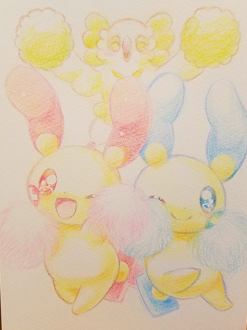 コミケ2日目のM22b｢にじいろドリーム｣さまにて頒布される電気タイプポケモン本｢ぴかぴかぁ！｣のランキング企画にこっそり参加させていただきました〜よければお手に取って探してみてください！
（添付イラストは原稿とは異なります）