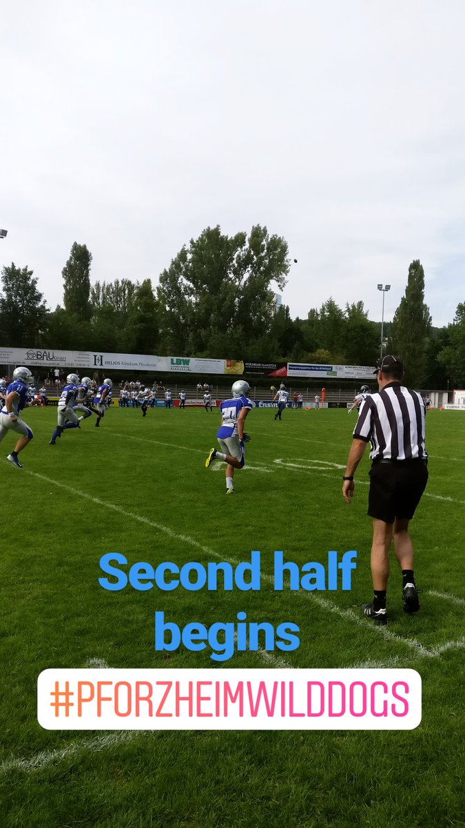 PWilddogs's tweet photo. Second half
#pforzheimwilddogs #pforzheim #wilddogs #Football #WeinheimLonghorns https://t.co/gEr2pFPBBJ