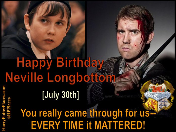 Happy Birthday to Neville Longbottom (played by Matthew Lewis 