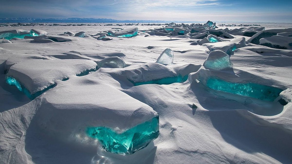 Pro4Travel's tweet photo. Turquoise ice at Baikal Lake #Russia 
#nature #miracle #attraction https://t.co/Dn4GNZNqQS