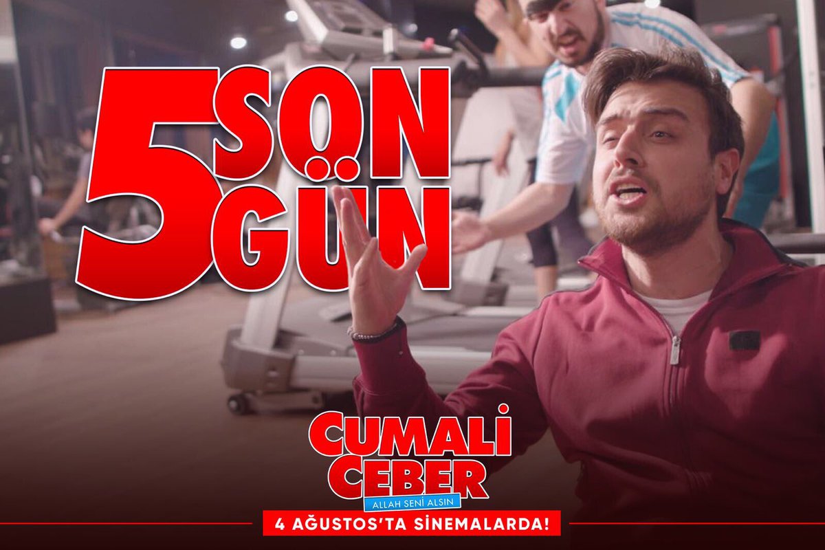 #CumaliCeber'in Cüneyt'i tokat manyağı yapması için son 5 gün! Hazır mısınız?  😄👋