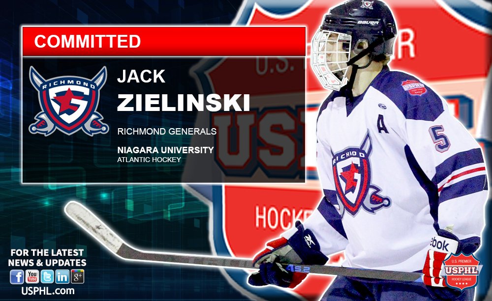USPHL's tweet photo. .@RVAGenerals Defenseman Jack Zielinski Commits to Niagara University

📝: https://t.co/DPYRgpaBFZ 

#USPHLCommitted https://t.co/JcpbV6A2vL