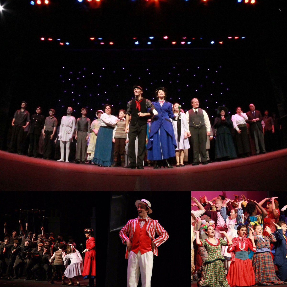 PlayhouseKudzu's tweet photo. "Stories are like birds flying, here and gone in a moment." - P.L. Travers #finalshowday #poppinsatkudzu #marypoppins PC: Andy Young https://t.co/kbflM2m3q1
