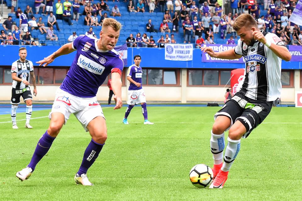 Veilchen kommen nicht auf Touren - Sturm Graz bezwingt Austria Wien - Bild © Sportreport Fußball, Bundesliga, tipico Bundesliga, 2. Runde, Austria Wien, Sturm Graz, Austria Wien vs. Sturm Graz, #FAKSTU, #faklive