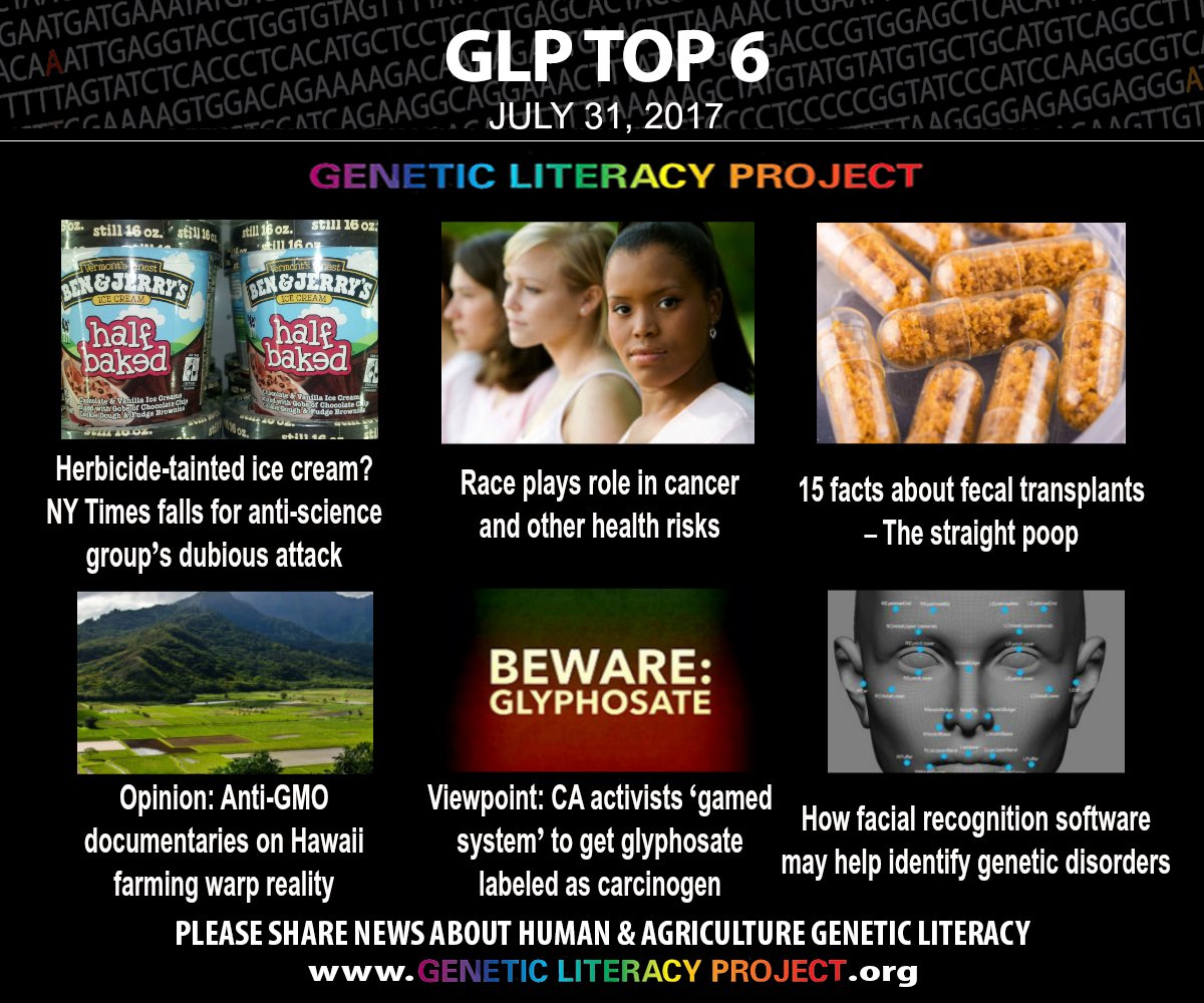 GeneticLiteracy's tweet photo. From this past week, here are the #GLPTop6 among many great stories on human and agricultural genetics: https://t.co/pxGKJdHW5M https://t.co/DU7WXsSoHx