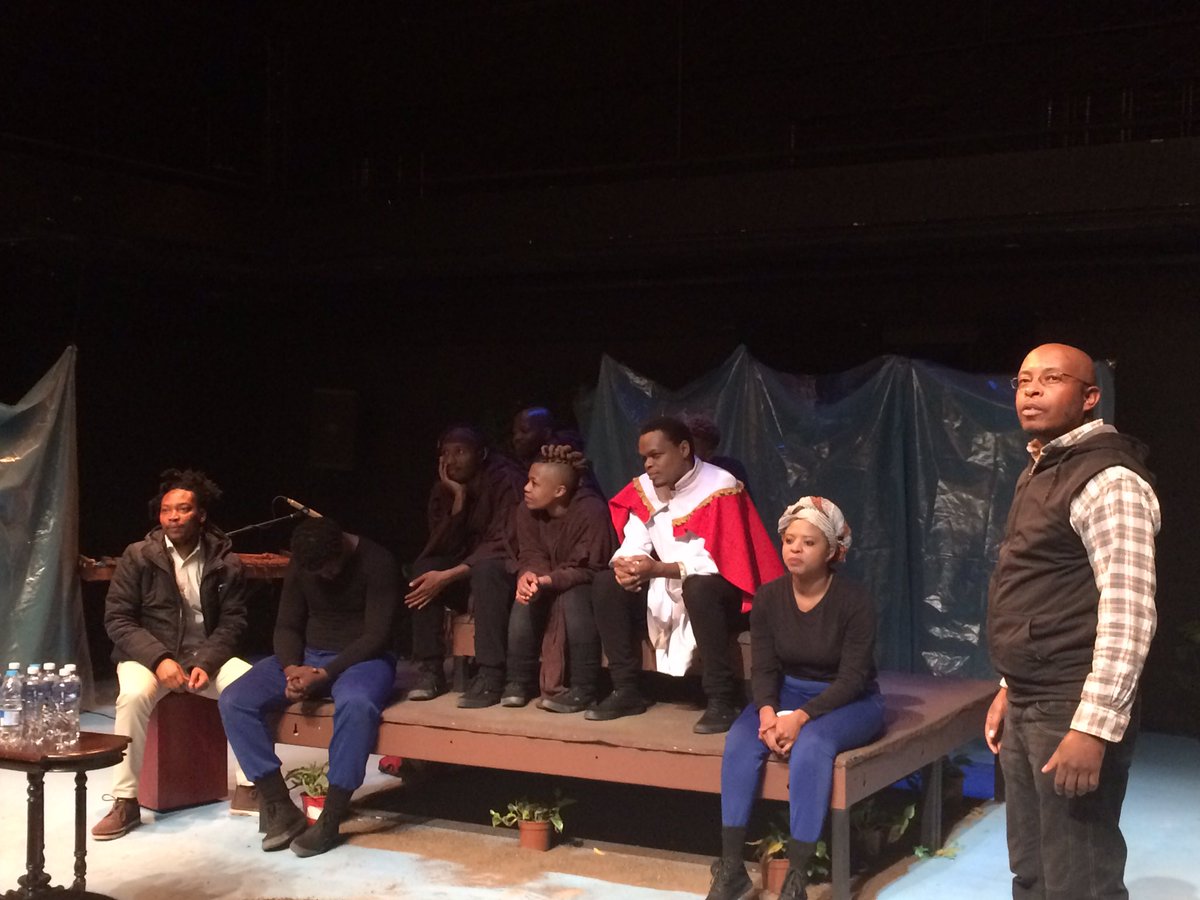 Kano_Serurubele's tweet photo. Q&A after watching the brilliant play #Ankobia with cast and director, @MonagengMotsha2. https://t.co/uPTC45aMjl