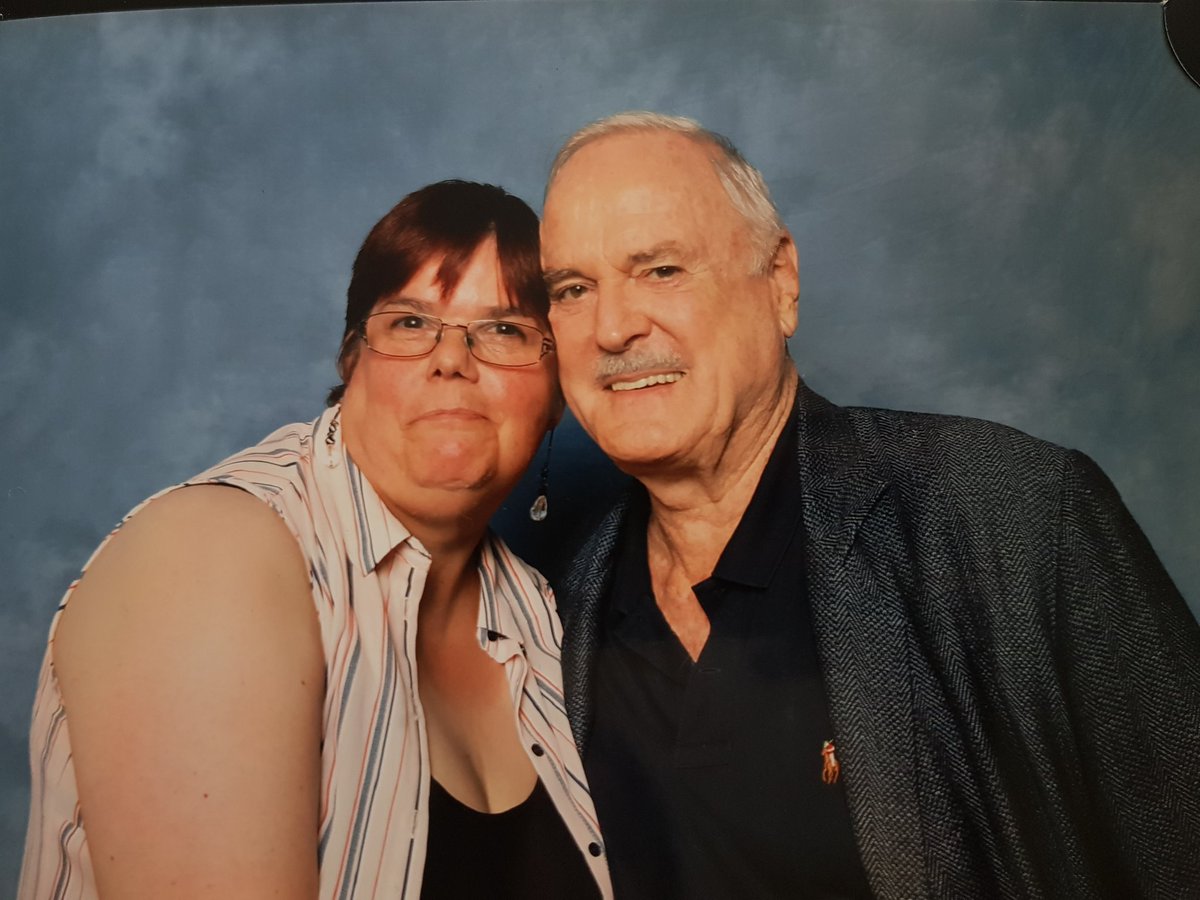 My mother met <a href="/JohnCleese/">John Cleese</a> yesterday met her day. 😁