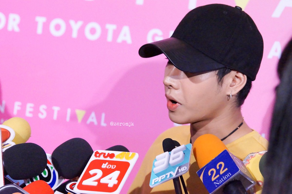 zeromjk's tweet image. ให้สัมภาษณ์สื่อ #เป๊กผลิตโชค #palitgallery #peckpalit #PeckPalitChoke