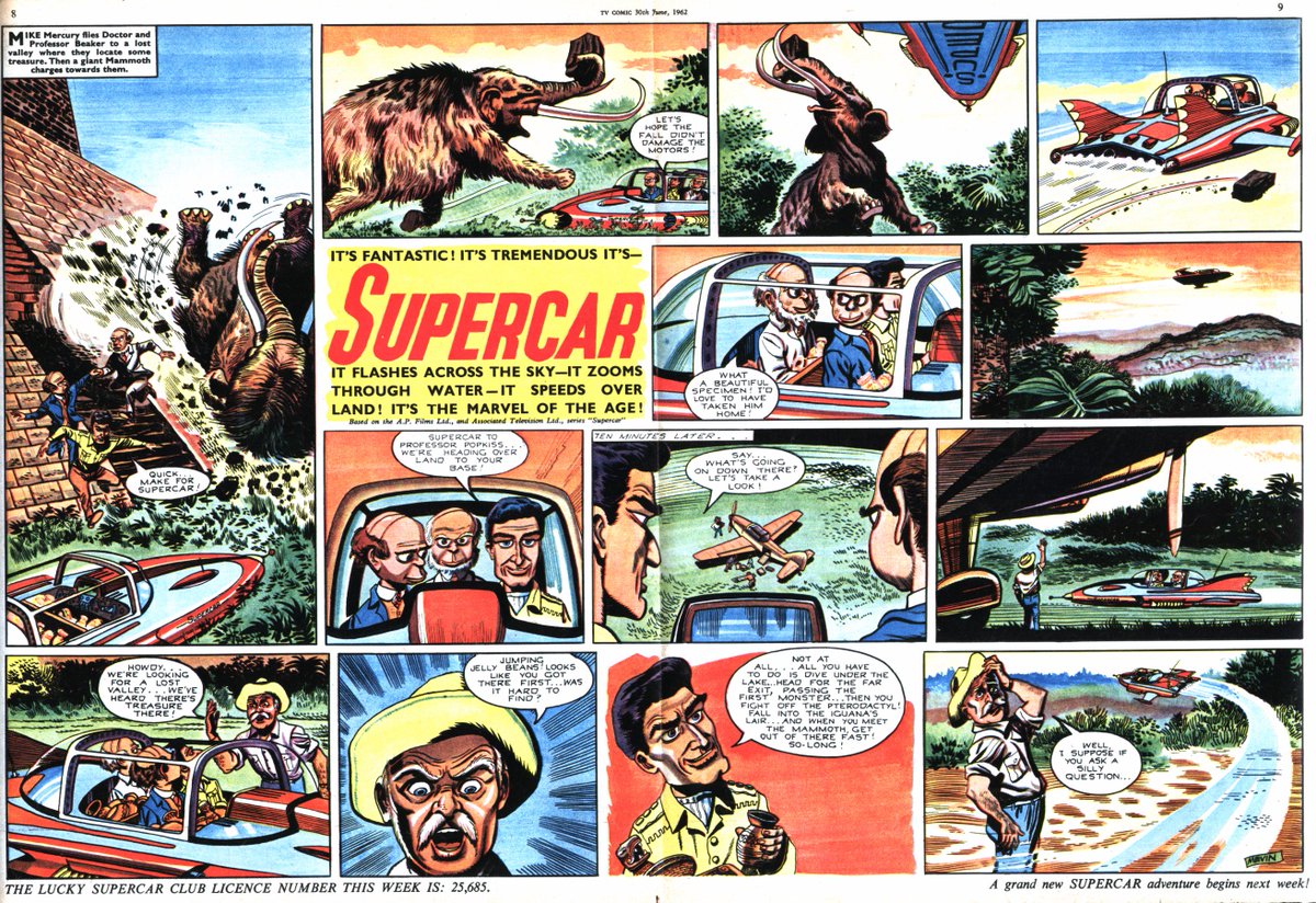 #gerryanderson #supercar in #tvcomic no550 <a href="/SilverAgeTV/">Silver Age Television 📺</a> <a href="/classic_kidstv/">Classic KidsTV</a>