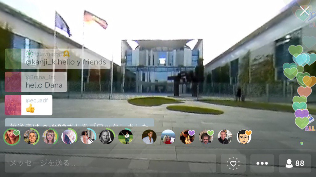Midori_Mat's tweet photo. .@DanaC_さんの #Periscope ライブ放送: 360° Bike ride through Berlin #periscope360 #insta360 #yestoa… https://t.co/XYrXl7yqXo https://t.co/CBdnF6XyN5