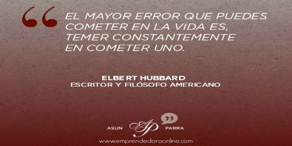 Que nuestros errores sirvan para crecer. Aprovechemos los aprendizajes que nos trae el cometer errores. #FelizSemana