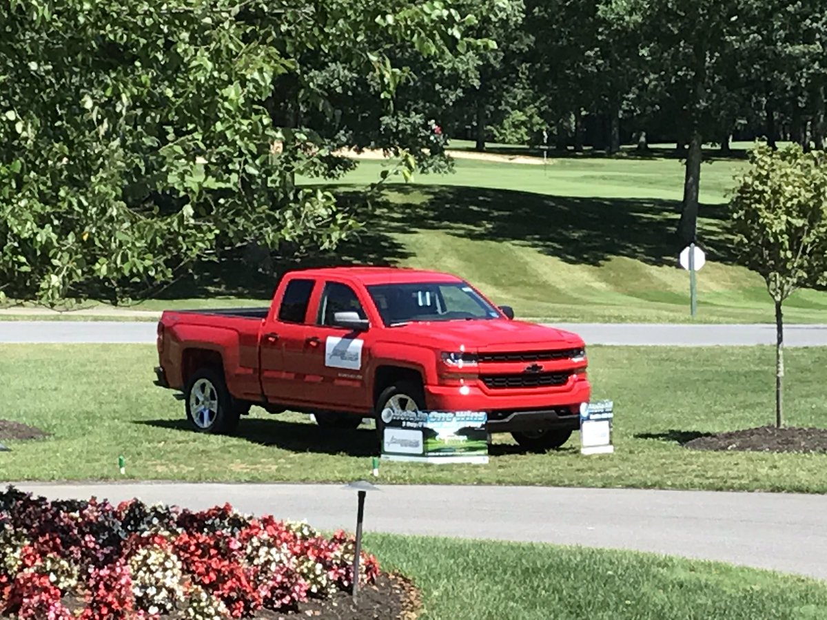 stadelman_lisa's tweet photo. Hole-in-one prize on no. 3 tomorrow...thanks Crossroads Chevy #DealOnTheHill #CobbCourse #GladeSpringsResort #RegisterHerald https://t.co/pKnLpSGhcB