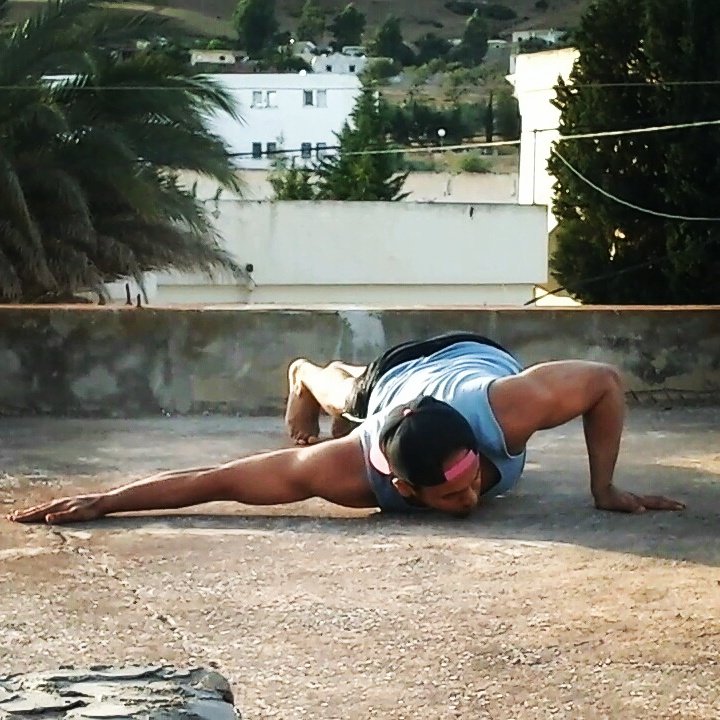 Archer push up@chest workout@strength training