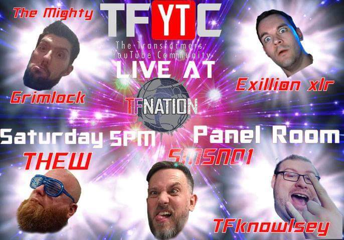 JohnK_1989's tweet photo. Myself, @toygrind @smuzzysmsno @exillion &amp; @Stu are live @tfnationltd for @TFYTC panel 

We need your help!

https://t.co/ObNDzQN3HI https://t.co/pxZPV2nM1B