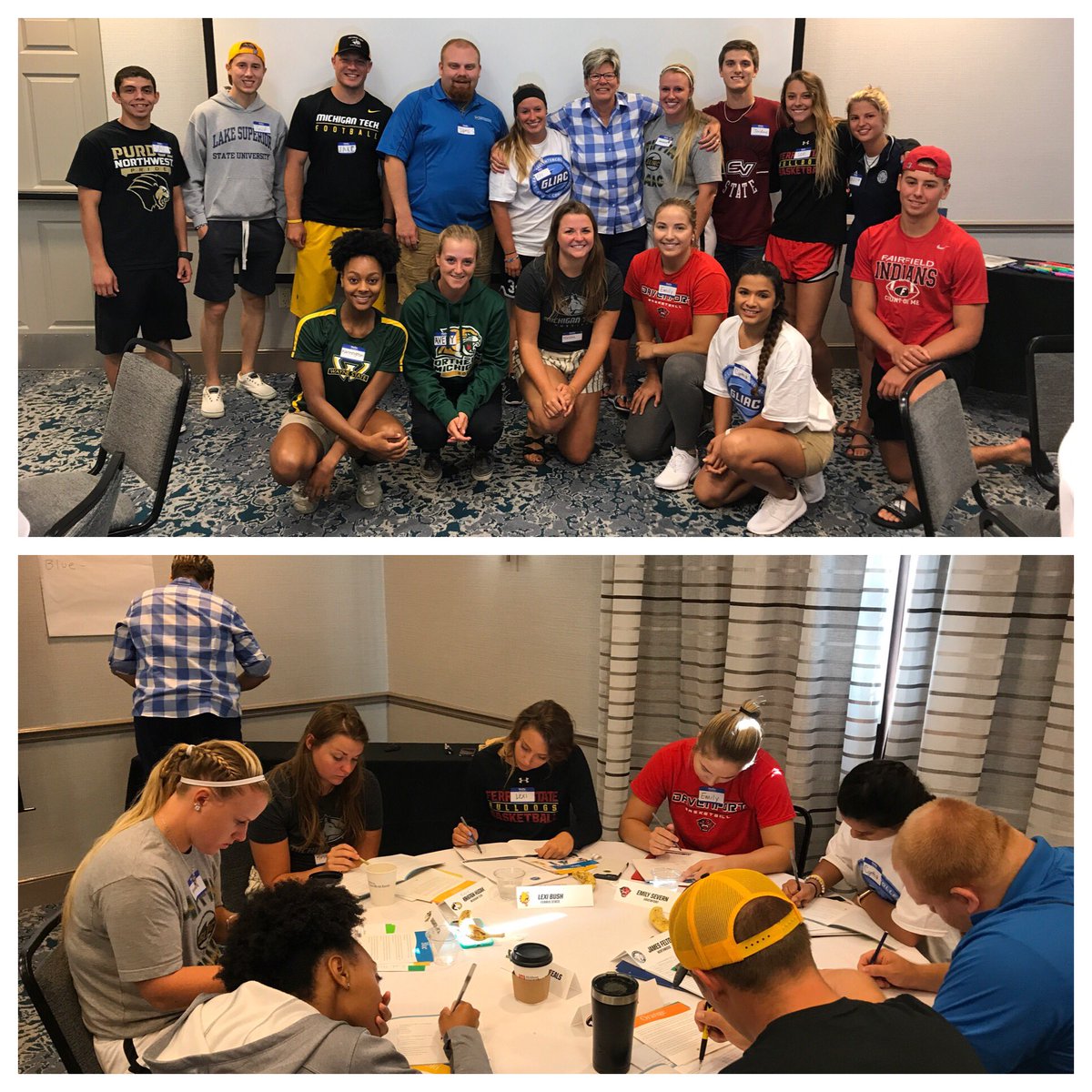 GLIACsports's tweet photo. Big shoutout to the legendary @CoachRamsey7 for speaking with #GLIACSAAC in Detroit! 🏀 https://t.co/TgRTHiTKMg