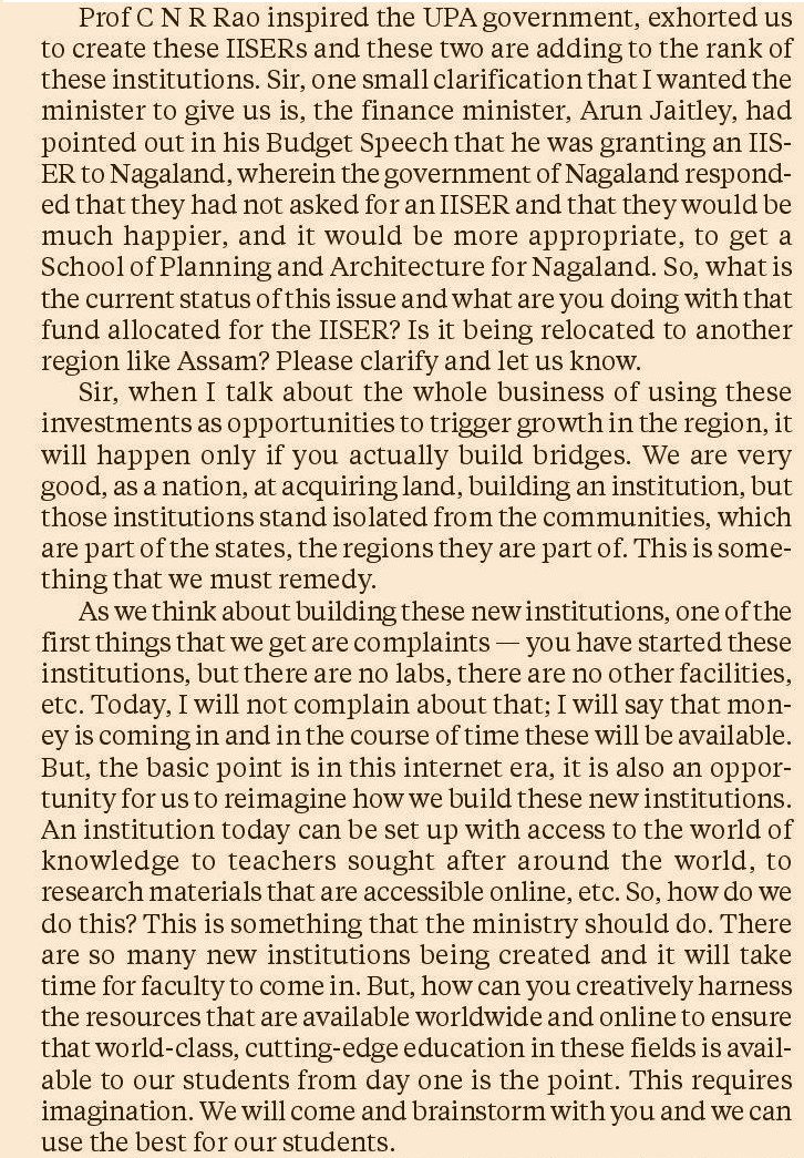 rajeevgowda's tweet photo. It was a pleasant surprise to see my Rajya Sabha speech on the NITSER bill in @bsindia  -  Time to Reimagine Education in our Institutions. https://t.co/JexaTqt1A7