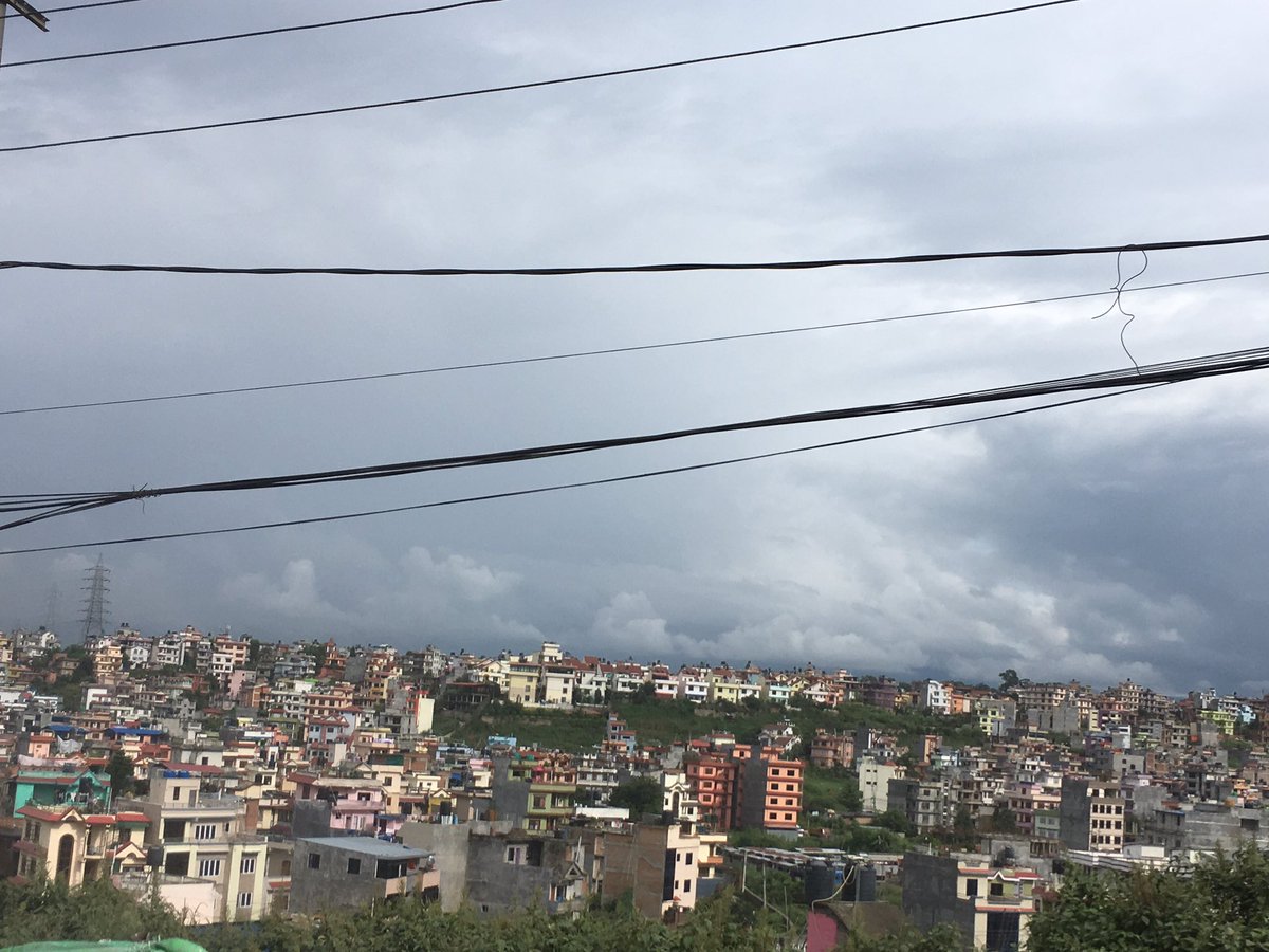 CVIOverseas's tweet photo. 9 hour coach journey but this was the view coming back into #Kathmandu #Nepal #BackToWorkTomorrow #AllSafeAndWell https://t.co/6E7xLv9Foy
