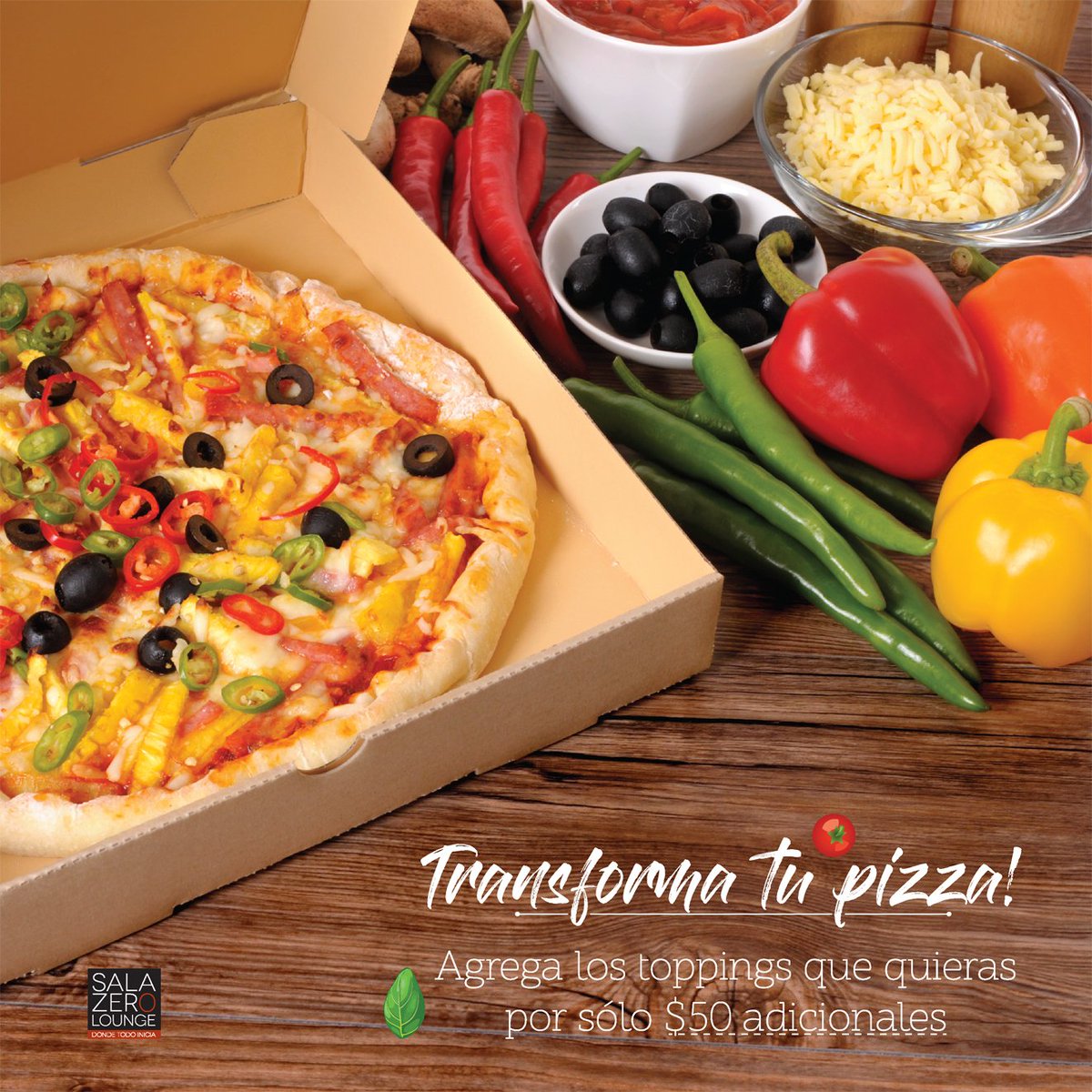 caribbeancine's tweet photo. Mientras #Transformers5 esté en la #CarteleraVIP, transforma tu pizza por 50 pesos por topping adicional.
#PizzaLovers vengan a #SalaZero! https://t.co/Defons8wT9