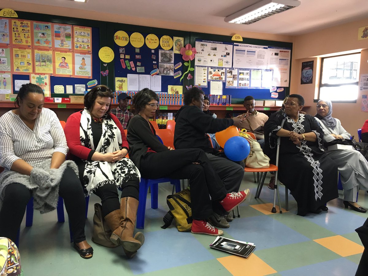 DharmishaCvet's tweet photo. Engaging dialogue on taking our stories back to schools with #elinorsisulu &amp; other greats!Wonderful 2 MC the session https://t.co/G3PTx4URG9