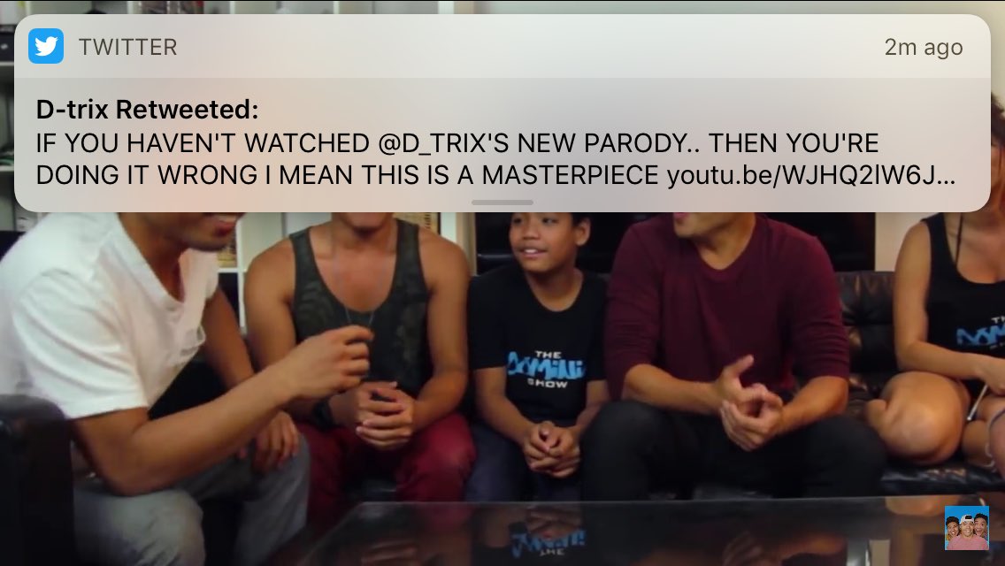 BrandonianProds's tweet photo. I saw it already, but hey @d_TRIX!! This is proof I still watch your old videos on the daily, bro!! #DominatorForLife #BeAwesomeToday https://t.co/O5onPRA4Bf