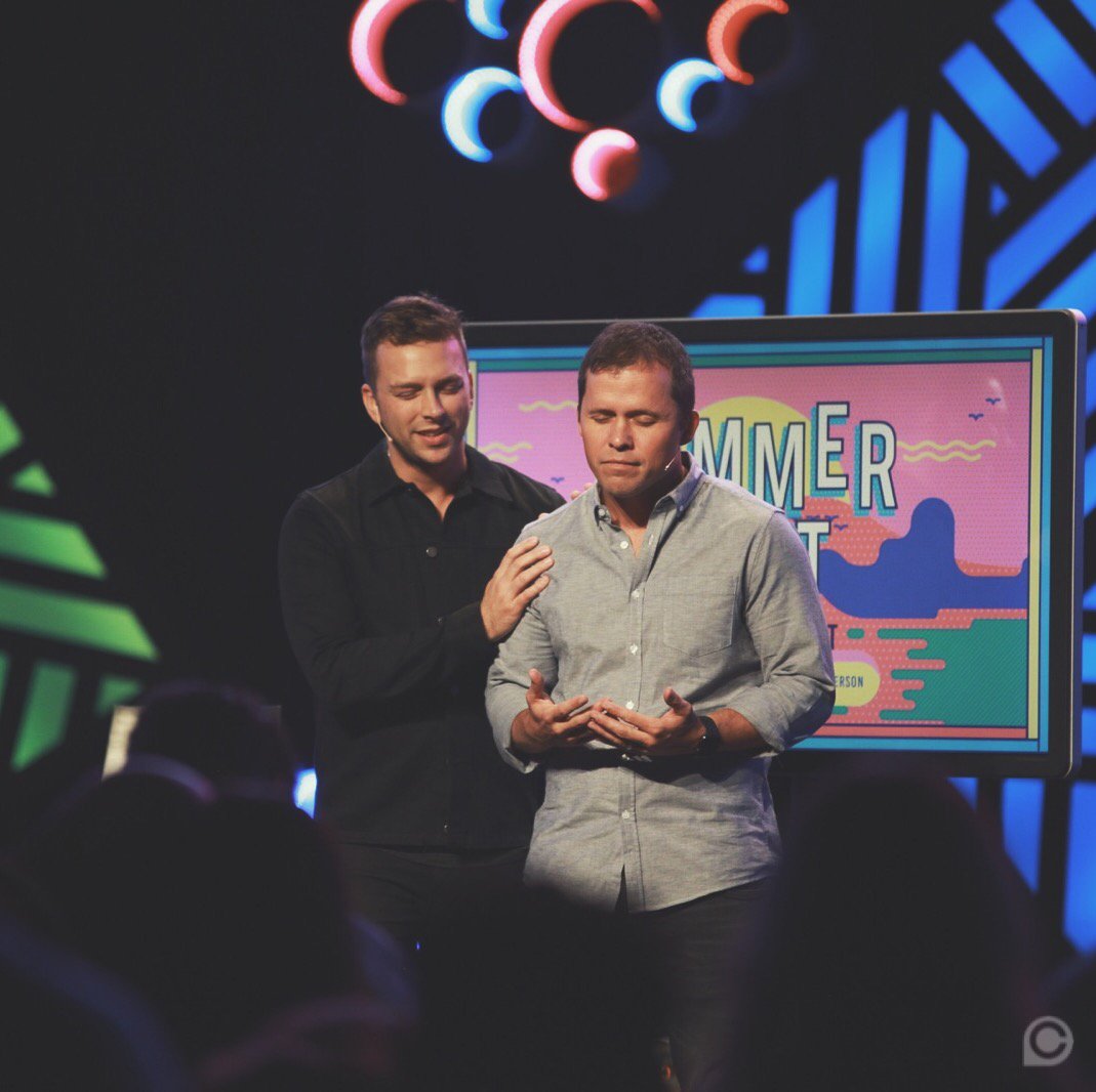 crosspoint_tv's tweet photo. That’s a wrap on #cpsummerfest! Incredibly thankful to @jasonadammiller &amp; @kevinqueen for giving their hearts &amp; time today. #sunday https://t.co/rVArQ5mp2W
