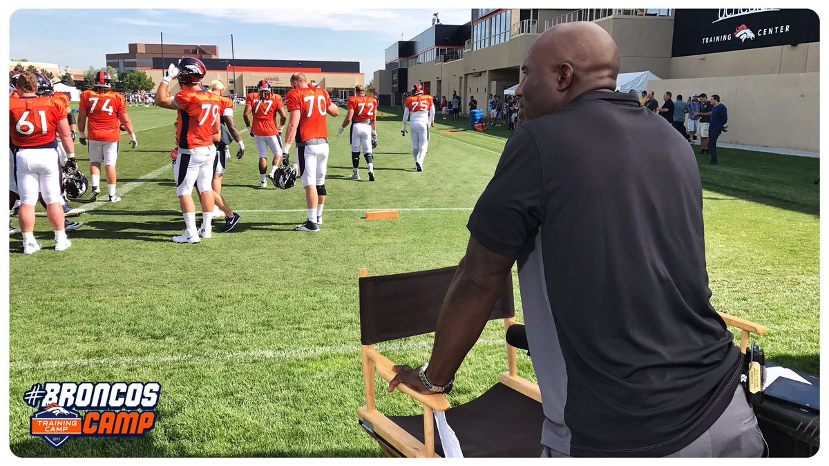 Broncos's tweet photo. .@Terrell_Davis, #Back2Camp.
#BroncosCamp https://t.co/8ZaCuVtIqk