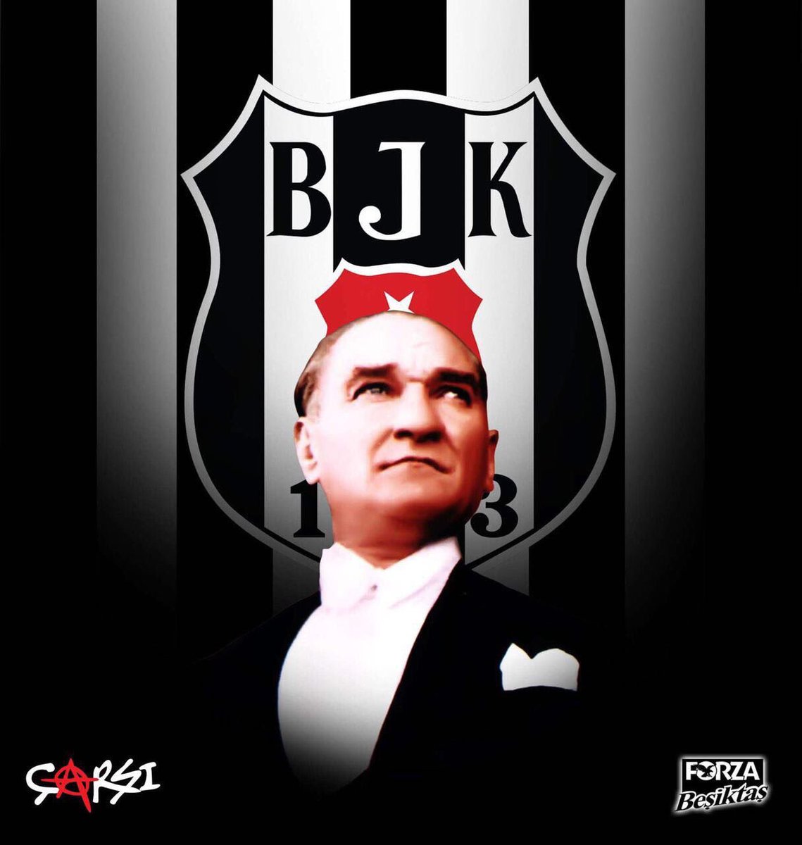 forzabesiktas's tweet photo. Yobazlığa, gericiliğe, karanlığa geçit yok. Nefretinizde boğulacaksınız. YAŞA MUSTAFA KEMAL PAŞA YAŞA! #AtatürkeDokunamazsınız  #NoPasaran https://t.co/txTquYtO3Q