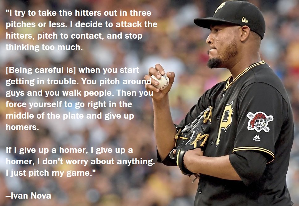 Pitching, Mental Game, Not Being Too Careful/Going at Hitters. Ivan Nova.