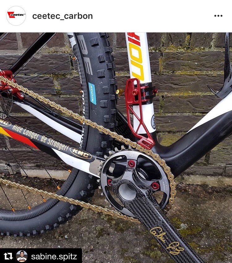 ceetec_carbon's tweet photo. ceetec® @sabinespitz wins the German Championship - congratulations! #amazing #proud #ceetec #chainguard #gloryday https://t.co/c0NZnskrGU