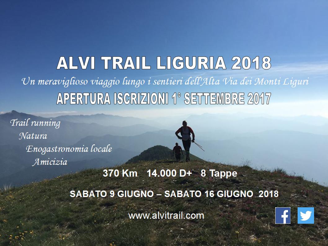 IlBongio2's tweet photo. Alvi Trail Liguria 2018
Non manca molto all'apertura delle iscrizioni.
#alvitrail https://t.co/D0pQtgpIbT